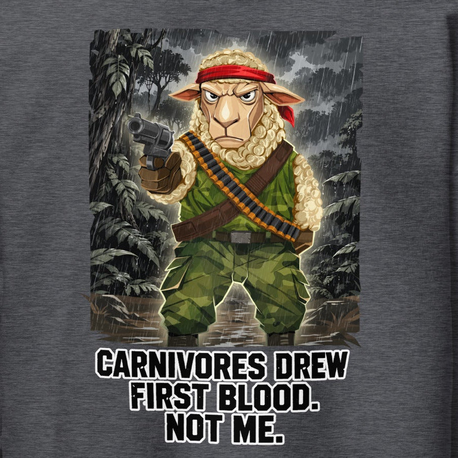 Hoodie. First Blood: Vegan Edition