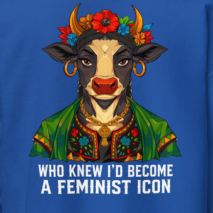 Hoodie. Madame Moo: Frida Cowlo